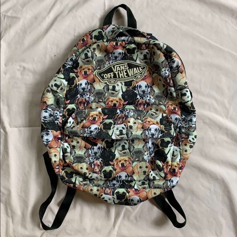 Dog Print Backpack